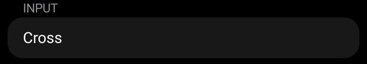 Trigger Configuration INPUT showing a button input (Cross)